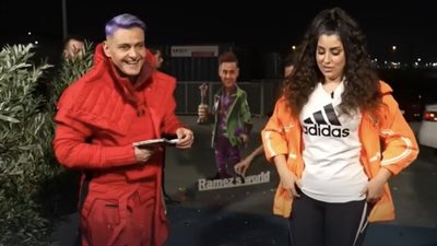 آيتن عامر تنكر تقليدها لسمية الخشاب في رامز جاب من الآخر