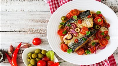 طريقة عمل سمك الماكريل في الفرن