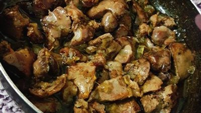 طريقة عمل الكبدة المحمرة بالثوم والمشروم لسحور رمضان