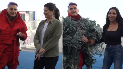 رامز جلال يسخر من نسرين أمين ويسرا اللوزي: واحدة بيئة والتانية من الزمالك (فيديو)